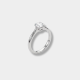 Bezel-Set Round Brilliant Engagement Ring
