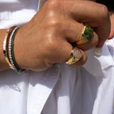 Octagon Signet Ring 9k Yellow Gold