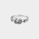 Hercules Knot Unity Cube Ring Silver