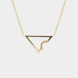 delta-shaped necklace 