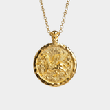 Coin Necklace Griffin Gold