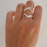 Harmonia’s Dual Olive Band Silver