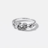 Hercules Knot Unity Cube Ring Silver